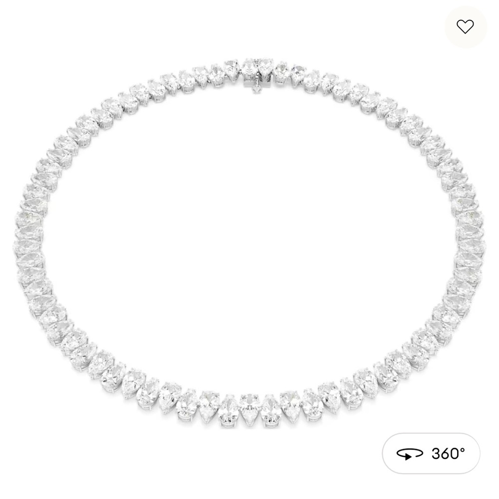 Swarovski Matrix Tennis Necklace - Like NEW